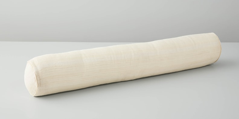 Aman Ivory Bolster Pillow image number 3